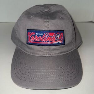 Puerto Rico Team Carolina Fitted Hat Size L Large Grey Blue Red